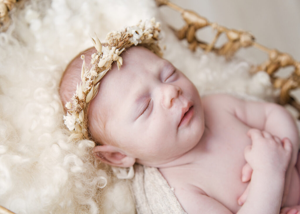 Peach & Cream Newborn Studio Gold Coast QLD