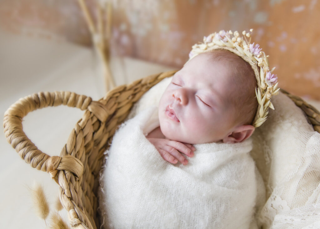 Rustic Newborn Studio Photo Gold Coast QLD