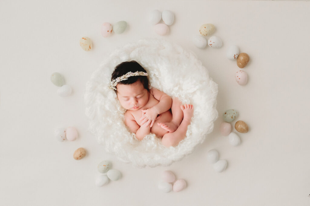 Baby Girl Easter Mini photography session Gold Coast QLD