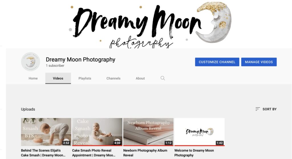 South Gold Coast Newborn Photographer New YouTube Channel Channel Art 